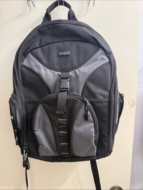 Targus Black and Gray Two-Tone Men's Backpack